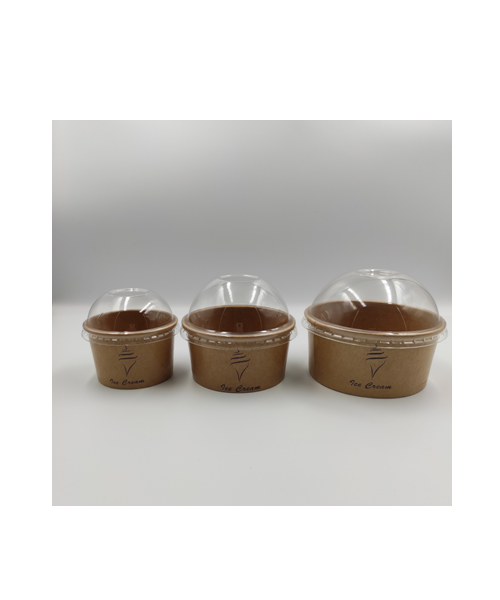 Paper Ice Cream cup Kraft Artemis Design